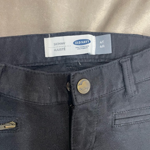 Old Navy Light Blue Jean Jacket with Black Pants - Picture 6 of 8